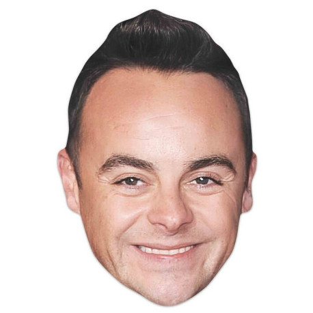 Masque en carton - Acteur Producteur et Présentateur Télé Ant McPartlin