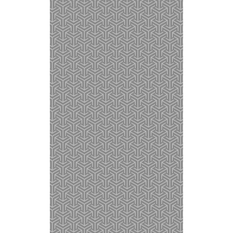 Voilage forme géométrique - 1 pièce - L 140 cm x H 245 cm