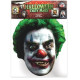 Masque en carton Paquet de 6 visages Fête d'Halloween Clown, Crâne, Vampire, Loup Garou, Zombie et Diable