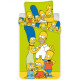 Parure de lit réversible Et Taie D'oreiller Les Simpsons - 140 cm x 200 cm