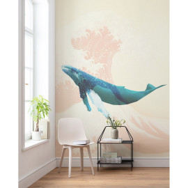 Poster géant intissé Voyage d'une Baleine - 200 x 280 cm