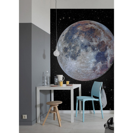 Poster géant intissé pleine lune - 200 x 280 cm