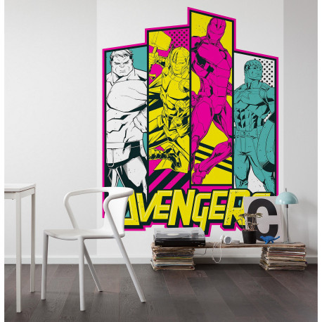 Poster géant intissé Avengers Flash - 200 x 280 cm