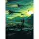 Poster géant intissé Star Wars X-Wing Assault Takodana - 200 x 280 cm