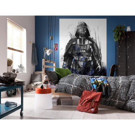 Poster géant intissé Star Wars Dark Vador Aquarelle - 200 x 280 cm