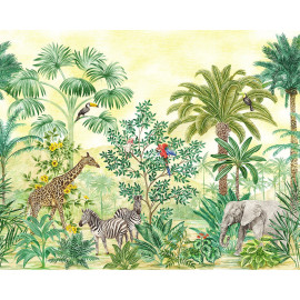 Poster géant intissé Jungle Adventure - 350 x 280 cm