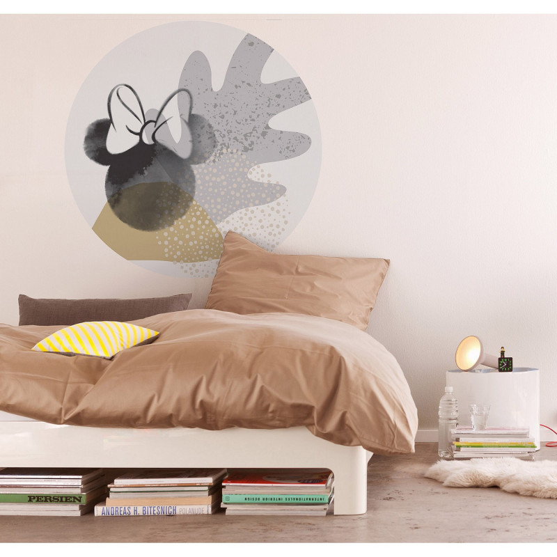 Adhésif mural Minnie et papillons pour tête de lit
