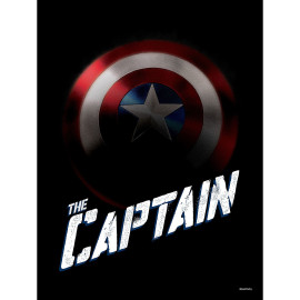 Poster d'Art Marvel Avengers Captain America - 50 x 40 cm