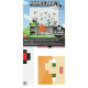Stickers muraux repositionnables Minecraft