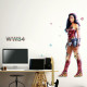 Sticker mural géant repositionnable Wonder Woman Gal Gadot