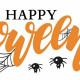 Stickers repositionnables lettres et motifs « Happy Halloween »