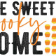 Stickers repositionnables lettres et motifs « Home Sweet Home »