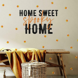 Stickers repositionnables lettres et motifs « Home Sweet Home »