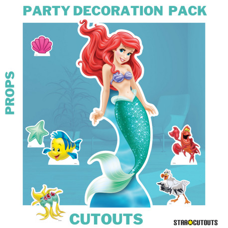 Figurine en carton Disney Princesse Ariel Hauteur 134 CM