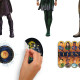Stickers repositionnables Marvel Eternals 7 personnages et déco - 22 x 43 cm