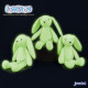 Lot de 3 peluches Lapin Luminou - lumineuse naturelle fonctionne sans pile et 21cm - 