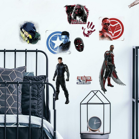 Stickers Muraux Falcon et le Soldat de l'Hiver Marvel