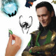 Sticker Mural Géant Loki Marvel et stickers complémentaires