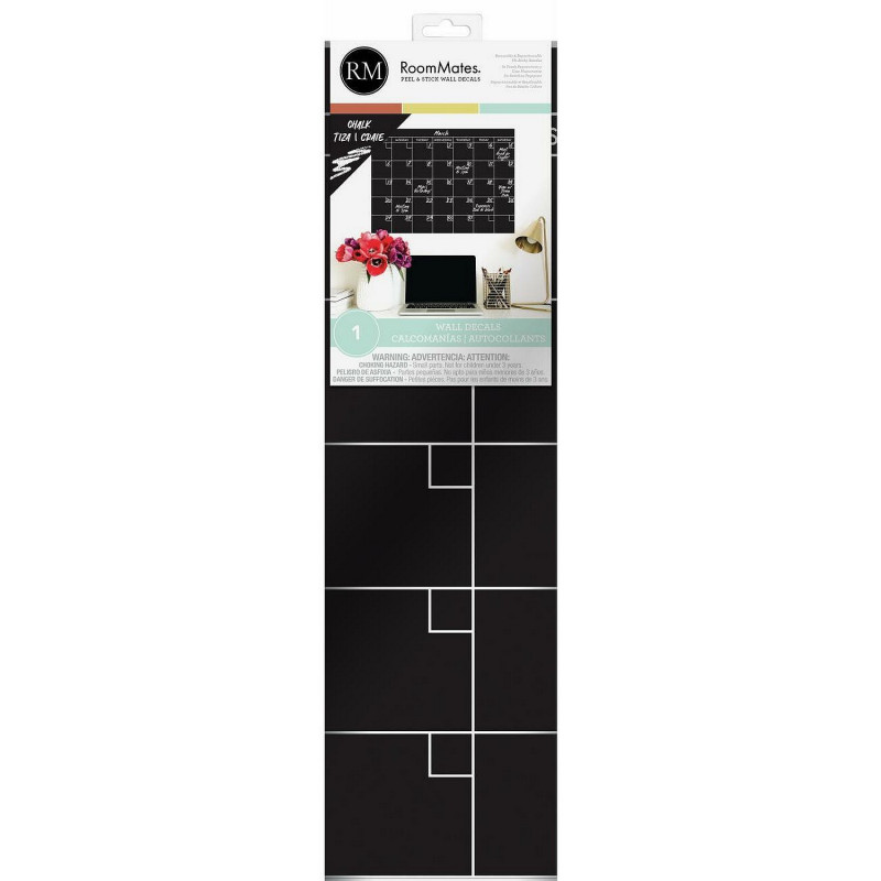 Calendrier tableau noir imprimable-tableau noir effaçable à  sec-personnalisable plusieurs tailles disponibles-fichier numérique -   Canada