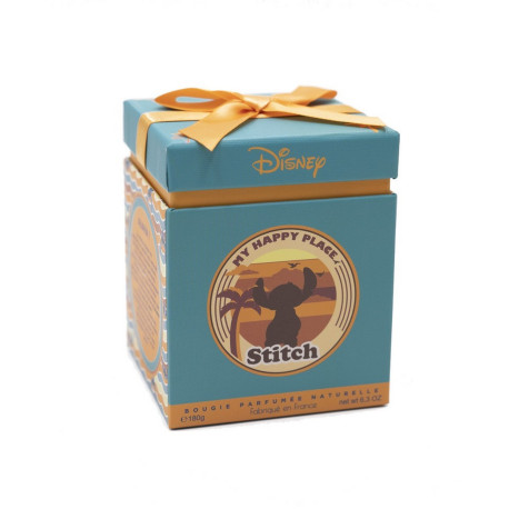 Bougie parfumée végétale Disney Stitch "MY HAPPY PLACE" 180 g