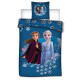 Parure de lit réversible Disney La Reine des Neiges Anna et Elsa - 140 cm x 200 cm