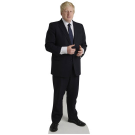 Figurine en carton taille reelle Boris Johnson 186cm