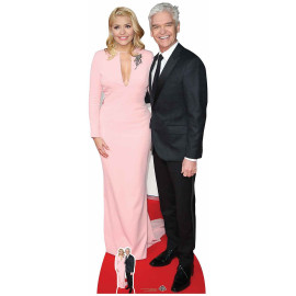 Figurine en carton taille reelle Holly Willoughby et Phillip Schofield 183cm