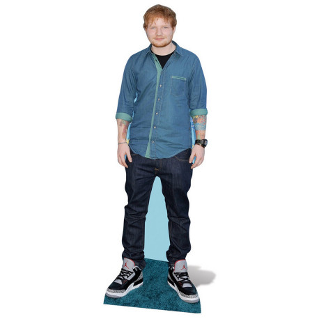Figurine en carton taille reelle Sheeran 171 cmcm