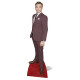 Figurine en carton taille reelle Ed Westwick Hauteur 175 cm