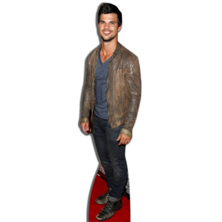 Figurine en carton taille reelle Taylor Lautner 178 cm