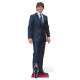 Figurine en carton Tom Cruise acteur Top gun costume bleu 170 cm