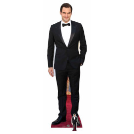 Figurine en carton taille reelle Roger Federer 185cm