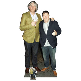 Figurine en carton taille reelle Edd China et Mike Brewer 173cm