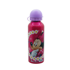 Gourde Rose Bouchon Violet Disney Minnie - 500 ml
