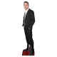 Figurine en carton Costume noir Ryan Gosling sourire 185cm