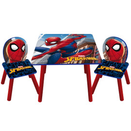 Ensemble Table + 2 chaises Spiderman Marvel