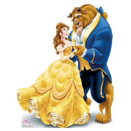 Figurine en carton Disney Princess Belle - La belle et la bête 78 cm