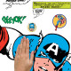 Sticker mural géant Marvel Captain America
