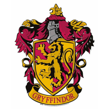 Blason en carton Maison Gryffondor Harry Potter 61X48 CM
