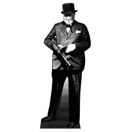 Figurine en carton Winston Churchill 182 cm