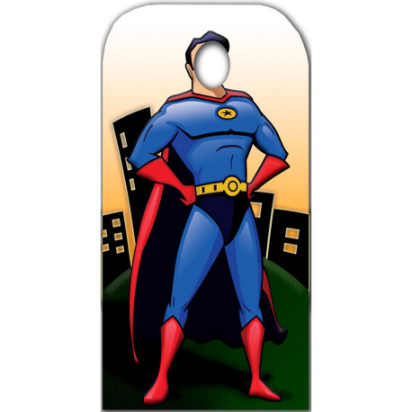 Figurine en carton Super-héros 186 cm