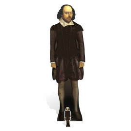 Figurine en carton William Shakespeare 171 cm