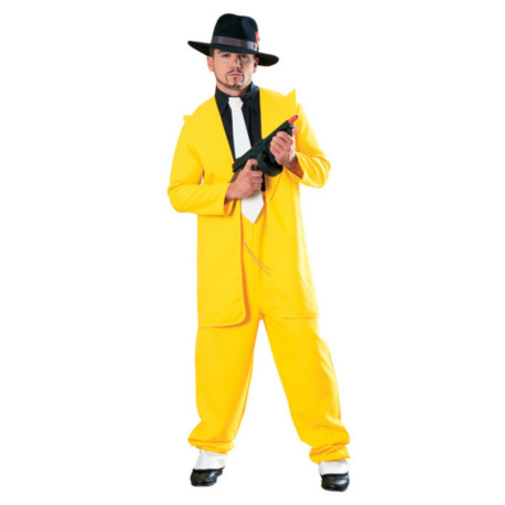 Figurine en carton Gangster (en costume jaune) 180 cm