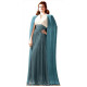 Figurine en carton Rita Hayworth tenue bleu ciel 169 cm