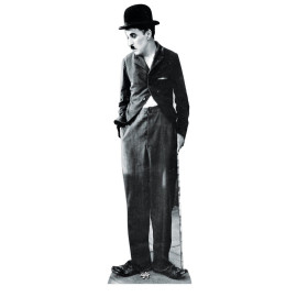 Figurine en carton Charlie Chaplin Hauteur 177 cm