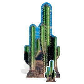 Figurine en carton Groupe de cactus 152 cm