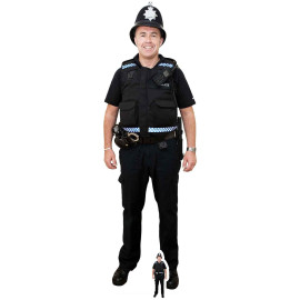 Figurine en carton Le policier (Bobby Hat) 190 cm