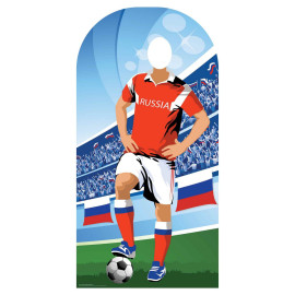 Figurine en carton passe tête Russie (Coupe du monde) 190 cm