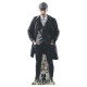 Figurine en carton Gangster années 20 style Peaky blinders mains dans les poches 182 cm