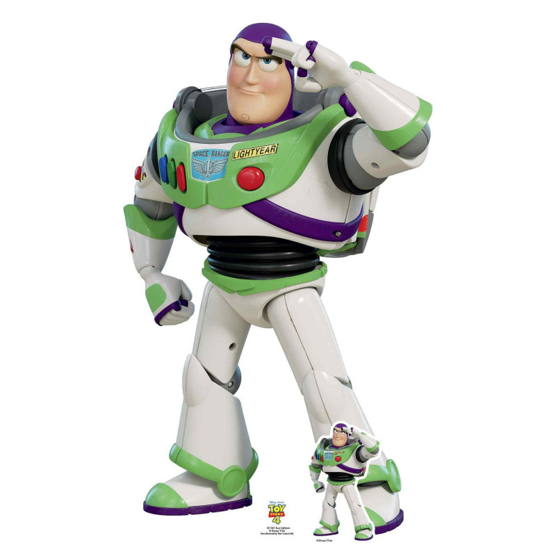 Figurine en carton taille réelle Buzz l'éclair Toy Story 129 cm  Figurine  en carton sur Anniversaire et fête chez Déco de Héros